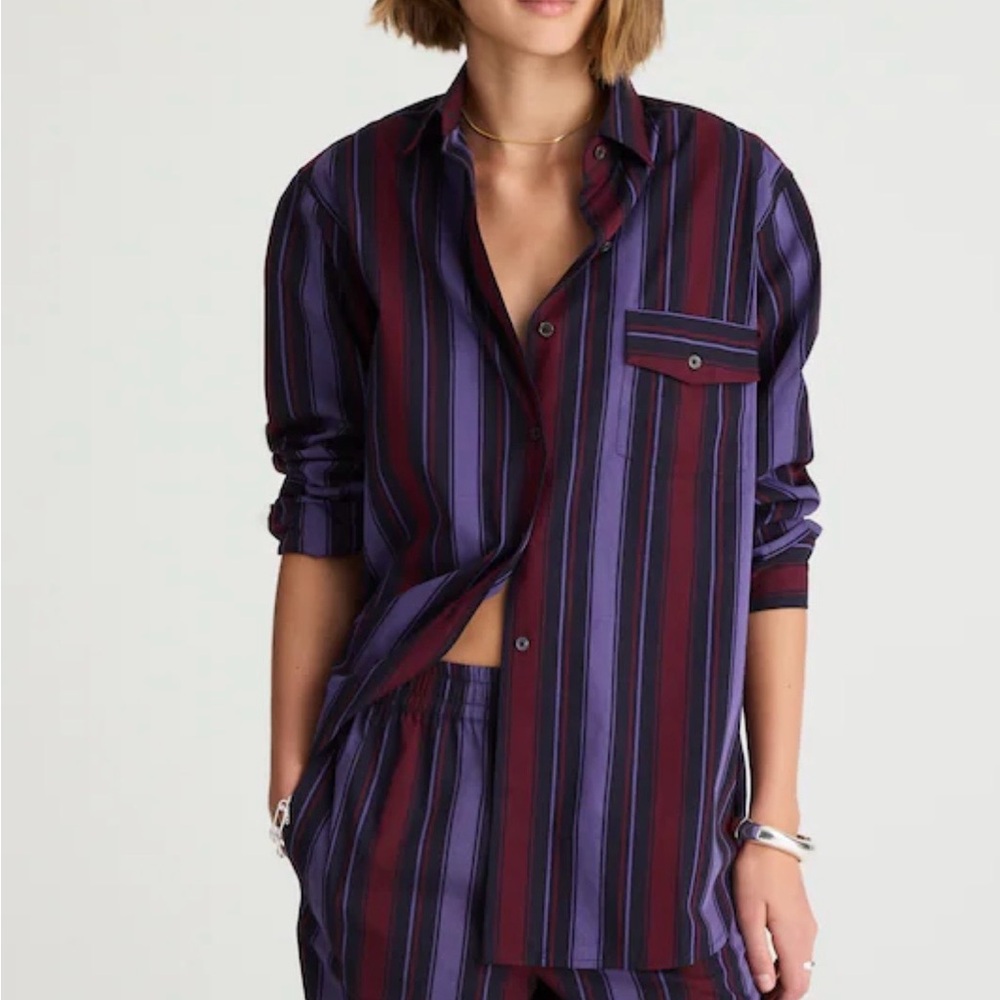 Alexa Chung for Madewell Lou Poplin Shirt, NWT, Sz Medium